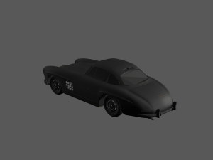 Mercedes benz 300 sl coupe ready to print Modèles 3D en vedette