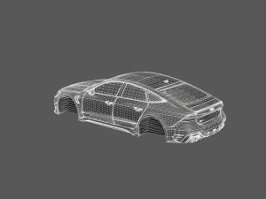 Audi RS 2021 3d READY TO PRINT MODEL 3D Print Model