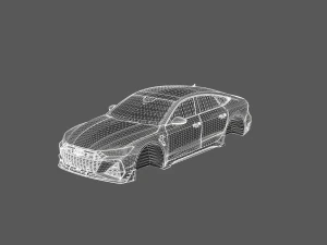 Audi RS 2021 3d READY TO PRINT MODEL 3D Print Model