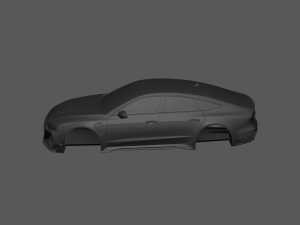 Audi RS 2021 3d READY TO PRINT MODEL Modèles 3D en vedette