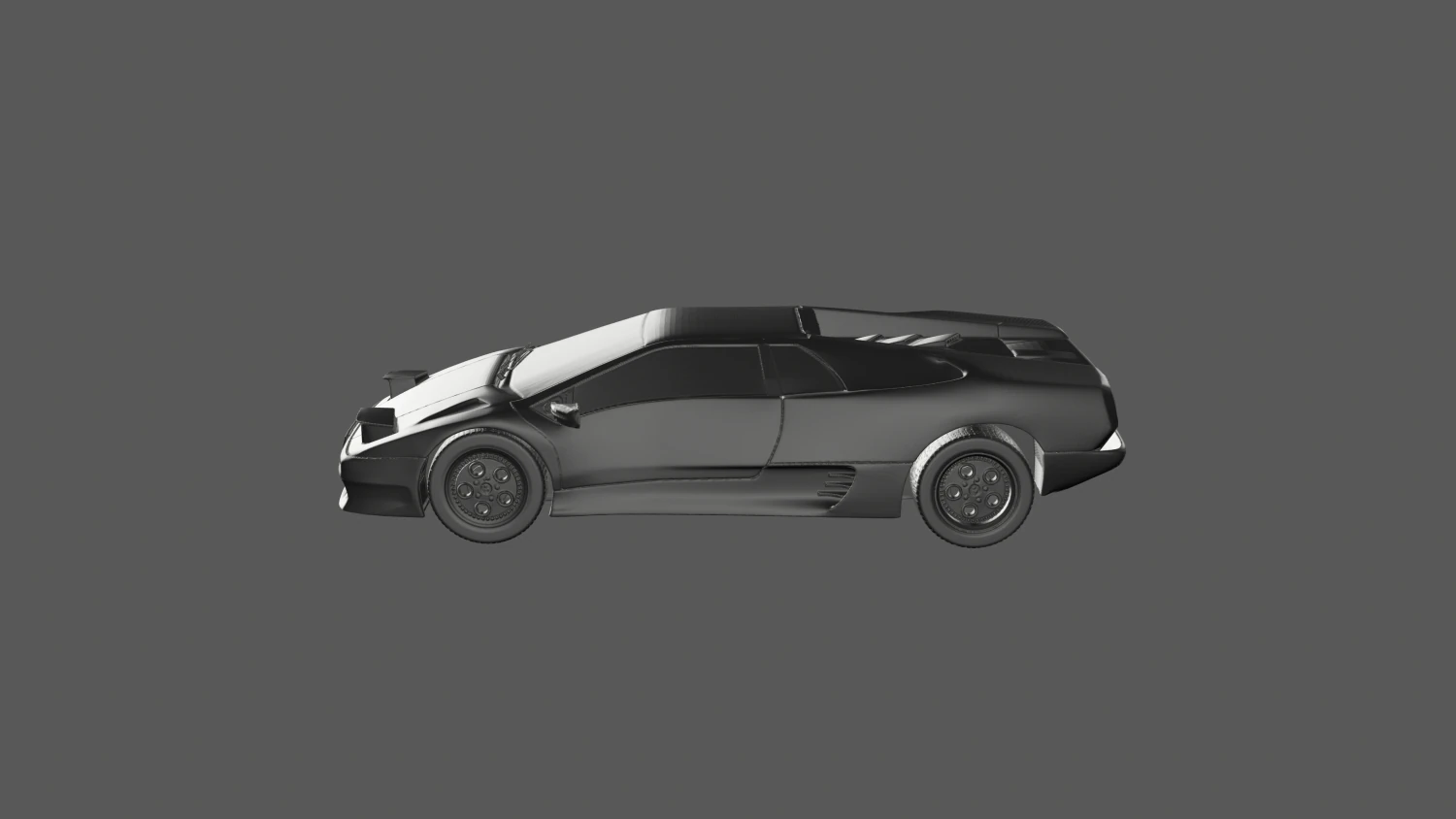 Lamborghii diablo 3d ready to print model 3D Print Model .c4d .max .obj .3ds .fbx .stl .blend 