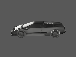 Lamborghii diablo 3d ready to print model Modèles 3D en vedette