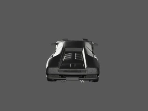 Lamborghii diablo 3d ready to print model 3D Print Model