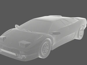 Lamborghii diablo 3d ready to print model 3D Print Model