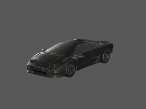 Lamborghii diablo 3d ready to print model 3D 打印模型