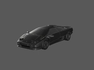 Lamborghii diablo 3d ready to print model 3D Print Model