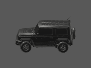Suziki jimmy ready to print model 3Dプリントモデル