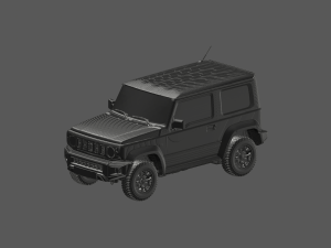 Suziki jimmy ready to print model 3D प्रिंट मॉडल