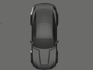 Mustang shellby gt350 ready to print model Modello di stampa 3D