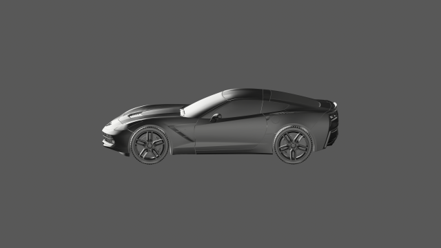 Chevrolet corvette stingray ready to print model 3D Принт Модель .c4d .max .obj .3ds .fbx .stl .blend 