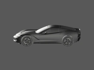 Chevrolet Corvette Stingray pronto para imprimir modelo Modelo de Impressão 3D