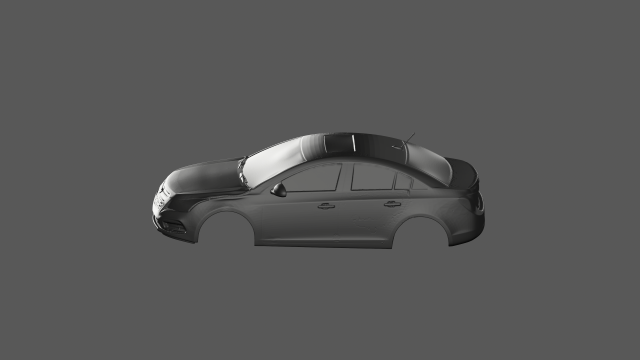 Chevrolet cruze ready to print model 3D 프린트 모델 .c4d .max .obj .3ds .fbx .stl .blend 