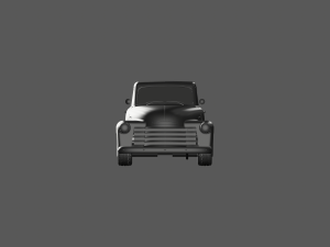 Chevrolet truck 1950 ready to print model 3D Print Model