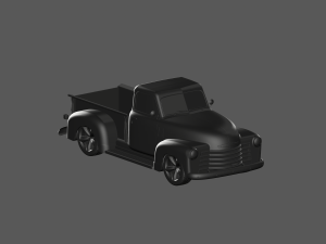 Chevrolet truck 1950 ready to print model 3Dプリントモデル