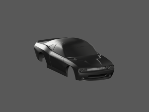 Dodge challenger 3d ready to print model 3Dプリントモデル