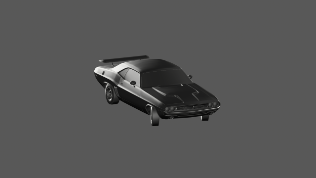 Dodge challenger 3d ready to print model 3D Print Model .c4d .max .obj .3ds .fbx .stl .blend 