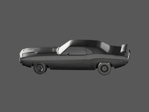 Dodge challenger 3d ready to print model 3D Print Model