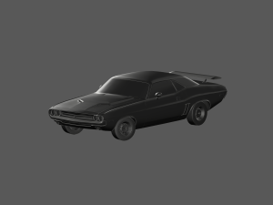 Dodge challenger 3d ready to print model 3D Print Model