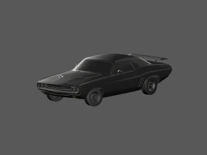 Dodge challenger 3d ready to print model 3D Print Model