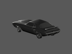 Dodge challenger 3d ready to print model 3D Print Model