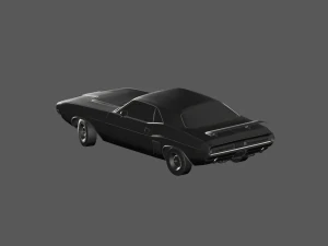 Dodge challenger 3d ready to print model 3D Print Model