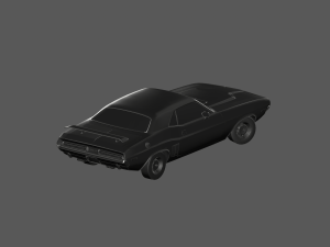 Dodge challenger 3d ready to print model 3D Print Model