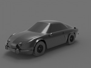 Alpline 110 3d ready to print model 3Dプリントモデル