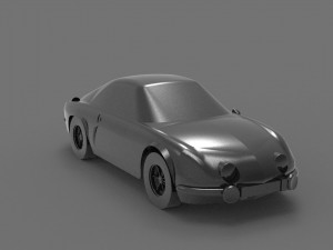 Alpline 110 3d ready to print model 3Dプリントモデル