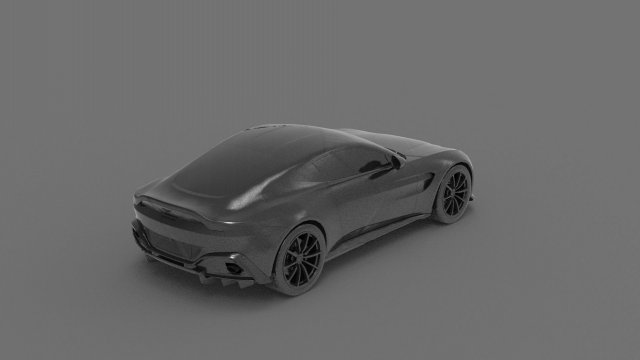 Aston martin 3d ready to print model 3D 프린트 모델 .c4d .max .obj .3ds .fbx .stl .blend 