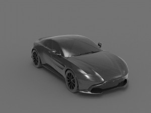 Aston martin 3d ready to print model 3D 프린트 모델