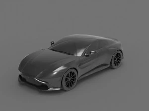 Aston martin 3d ready to print model 3D Print Model