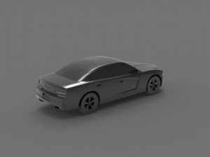 Dodge 3d ready to print model 3Dプリントモデル