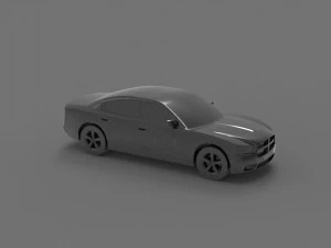 Dodge 3d ready to print model 3D Print Model