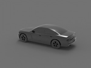 Dodge 3d ready to print model 3D प्रिंट मॉडल