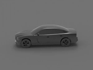 Dodge 3d ready to print model 3D Print Model