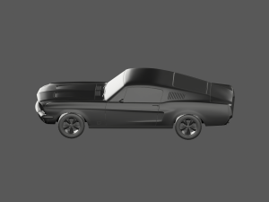 Mustang 3d ready to print model 3D 打印模型