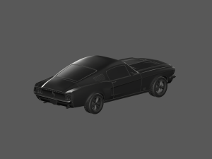 Mustang 3d ready to print model 3D 打印模型