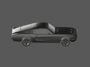 Mustang 3d ready to print model 3D 打印模型