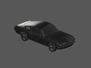 Mustang 3d ready to print model 3D 打印模型