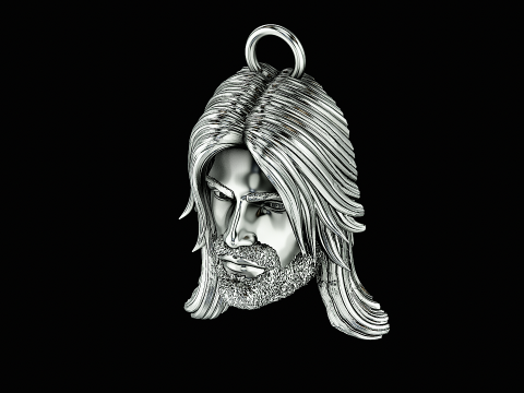 Jesus ring ready to print model Modelo de impresión 3D