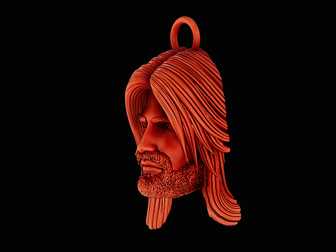 Jesus ring ready to print model Modelo de impresión 3D