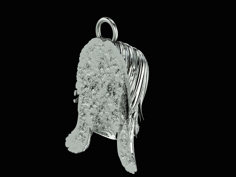 Jesus ring ready to print model Modelo de impresión 3D