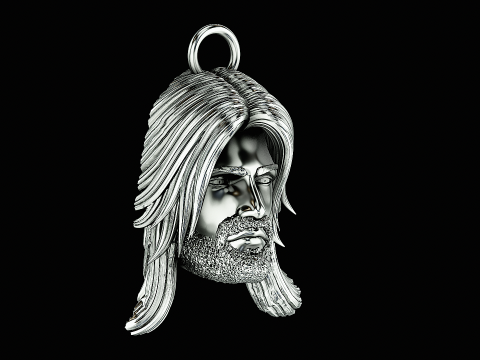 Jesus ring ready to print model Modelo de impresión 3D