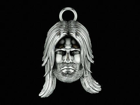 Jesus ring ready to print model 3D Print Model