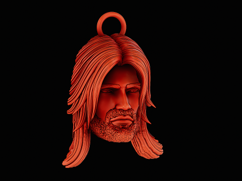 Jesus ring ready to print model Modelo de impresión 3D