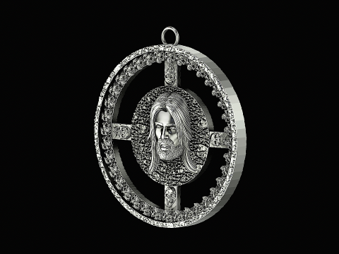 Jesus ring ready to print model 3D Принт Модель