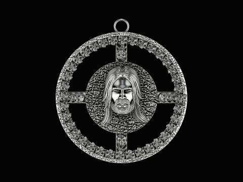 Jesus ring ready to print model 3D Принт Модель