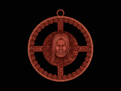 Jesus ring ready to print model 3D Принт Модель