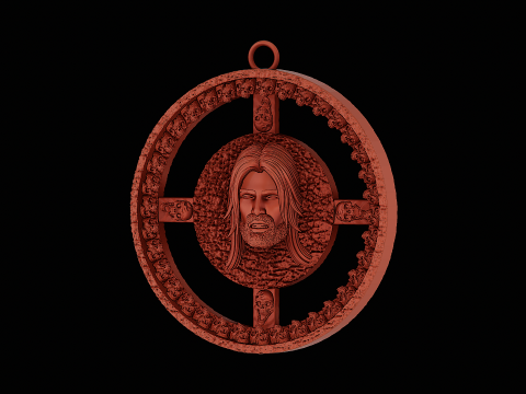 Jesus ring ready to print model 3D Принт Модель