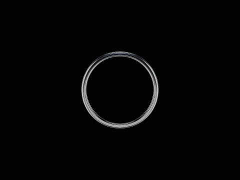 Ornomental flower ring ready to print model 3D Print Model